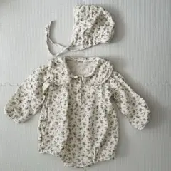 zara rompers bonnet セット 1-3m - メルカリ