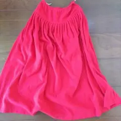 NORMA KAMALI レッド ロングスカート　ノーマカマリのサムネイル