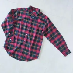 RALPHLAUREN 赤 チェック シャツ ラルフローレン 150 キッズ