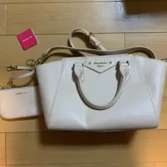 サマンサベガ　ピンク　バッグ　2way 春　ショルダーバッグ　ハンド　ポーチ付き