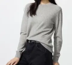 UNIQLO グレー 長袖ニットセーター S