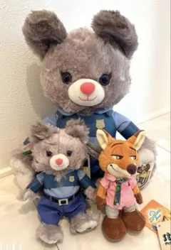 ユニベアシティ　ぬいぐるみ　キーホルダー　パウキャロット　スタンディーズ　ニック