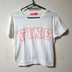 CHII XX FINEプリント 半袖Tシャツ