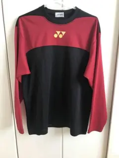 YONEX 長袖Tシャツ S 赤/黒