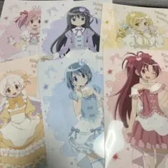 ローソン限定•クリアファイル A4 全6種コンプリート まどマギ ローソン