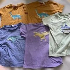 サマンサモスモス 100㎝ 110㎝　恐竜他Tシャツ5枚セットのサムネイル