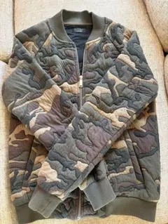 ZARA MAN 迷彩柄キルティングジャケット MA-1 Sサイズ