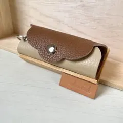 《スリムキーケース》　革小物　オリジナルデザイン