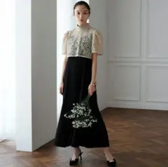 3way レースボレロ&マーメイドキャミドレス　パーティードレス