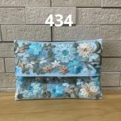 ポケットティッシュケース☆ライトブルーのサムネイル