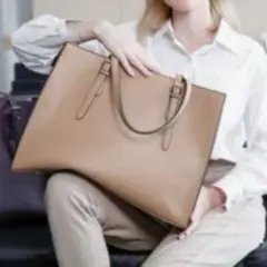 ♡早い者勝ち♡ トートバッグ　収納抜群　ベージュ