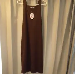 お値下げ❤️新品タグ付き ブラウンニットワンピース