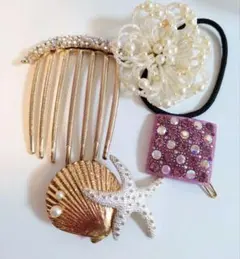 ヘアアクセサリー　4点セット