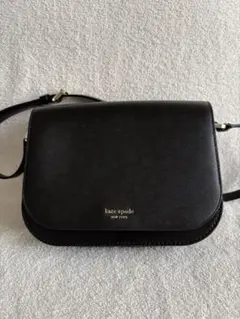 【美品】kate spade 黒 ショルダーバッグ