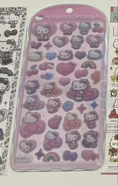 サンリオ ハローキティ コットンパフィシール ギャル キティ ステッカー