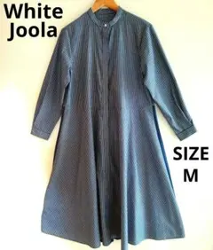 White Joola プリーツ　シャツワンピース Mサイズ