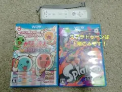【再値下げ】Wii Uのソフト・リモコン・空き箱、3点セット