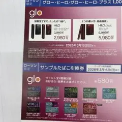glo ヒーロー/ヒーロー・プラス クーポン ヴァルト引換券