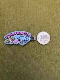 ポンポネット ヘアクリップ ラバー 前髪留め