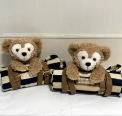 最終値下美品ダッフィーぬいぐるみ付きブランケット2点セット
