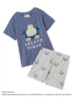 【新品】ジェラートピケ ポケモン Tシャツ＆ショートパンツセット カビゴン Sのサムネイル