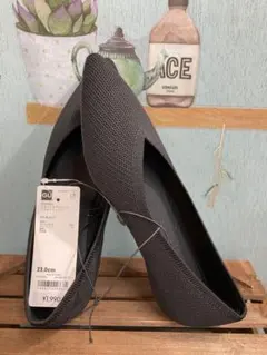 とも様専用　GU ウォッシャブルニットフラットシューズ