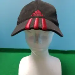 アディダス adidas ゴルフキャップ 57~60cm 綿100% ブラック