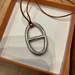 廃盤　エルメス　シルバーネックレス　シェーヌダンクル