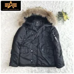 美品✨アルファインダストリーズ　N-3B ma-1 L フライトジャケット