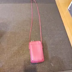 ピンク ショルダーバッグ スマホ用