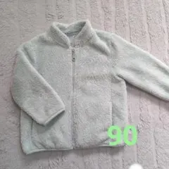 ユニクロ　フリース　90 ライトグリーン