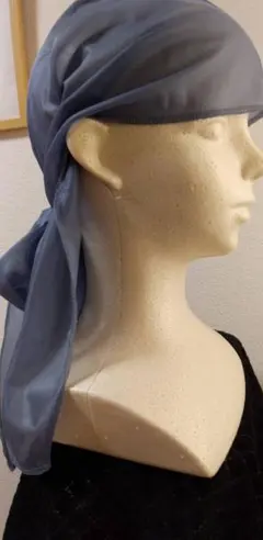 【新品未使用】ドゥーラグ　グレー　フリーサイ　ユニセックス