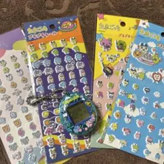 ファミマ限定　オリジナル　たまごっち GEN２　　プチプチシール４枚セット