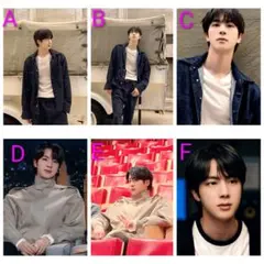 《JIN-57》BTS L版写真 ソクジン 6枚セット