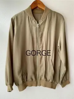 【GORGE】透け感 シアーフルジップブルゾンのサムネイル