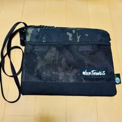 WILD THINGS ワイルドシングス サコッシュ メッシュバッグ カモフラのサムネイル