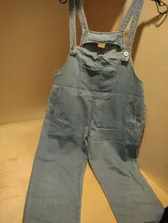 【値下げ】150cm 女の子　デニムオーバーオール