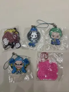 ワンピース キャラクター ストラップ 5個セット