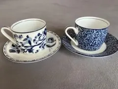 YUKIKO HANAI カップ＆ソーサー 2客セット