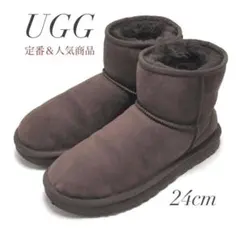 UGG アグ クラシック ミニ 2 ショートブーツ ムートンブーツ 24cm
