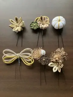 成人式髪飾り 6点セット