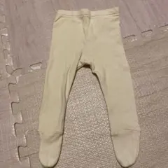 クリーム色 ベビー レギンス