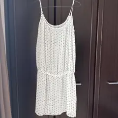 ホワイトドット柄ノースリーブチュニックのサムネイル