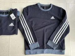 新品あり!双子ボーイズ140アディダストレーナー　2枚