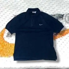 00s【old nike】polo shirt/Y2K tech cyber 黒 - メルカリ