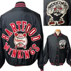 50s SEYMOUR 赤 ワッペンロゴ スタジャン ヴィンテージ USA古着 - メルカリ