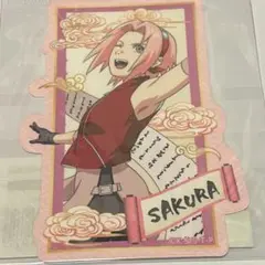 NARUTO 疾風伝　ポップアップ　巻物　トラベルステッカー　春野サクラ