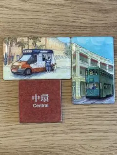 香港　お土産　マグネット　3個セット