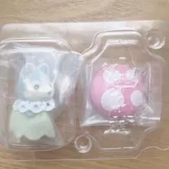 シルバニア 赤ちゃん　お花畑のおともだちシリーズ ハスキーの小さい赤ちゃん