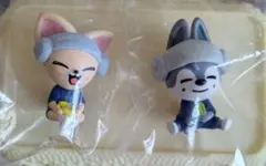 StrayKidsサウナガチャ 2個セット SKZOOウルフチャン フォクシニー